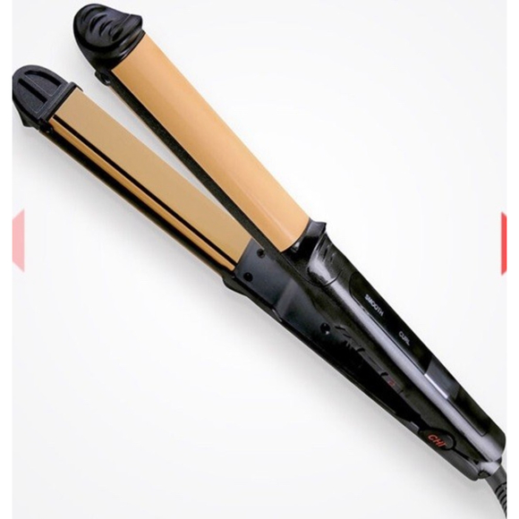 CHI Tourmaline Ceramic 3-in-1 Hairstyling Iron, black, flat iron, 1 inch barrel - Picture 1 of 10